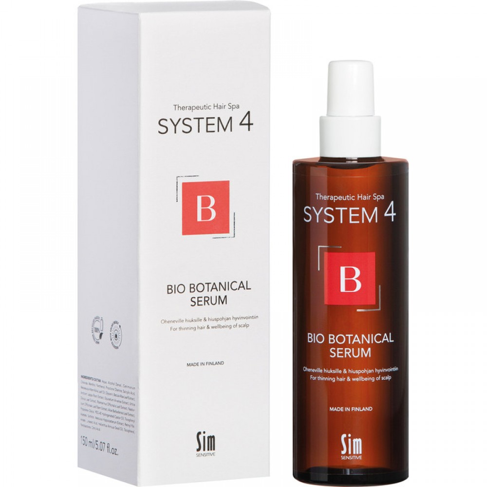 SIM SENSITIVE System 4 B Bio Botanical Serum 150ml - Біо Ботанічна сироватка від випадіння волосся SIM SENSITIVE System 4 B Bio Botanical Serum 150ml - Біо Ботанічна сироватка від випадіння волосся